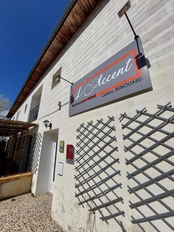 L'Accent - Hotel 2 Etoiles Et Restaurant - Logis Hotels Astaffort Kültér fotó